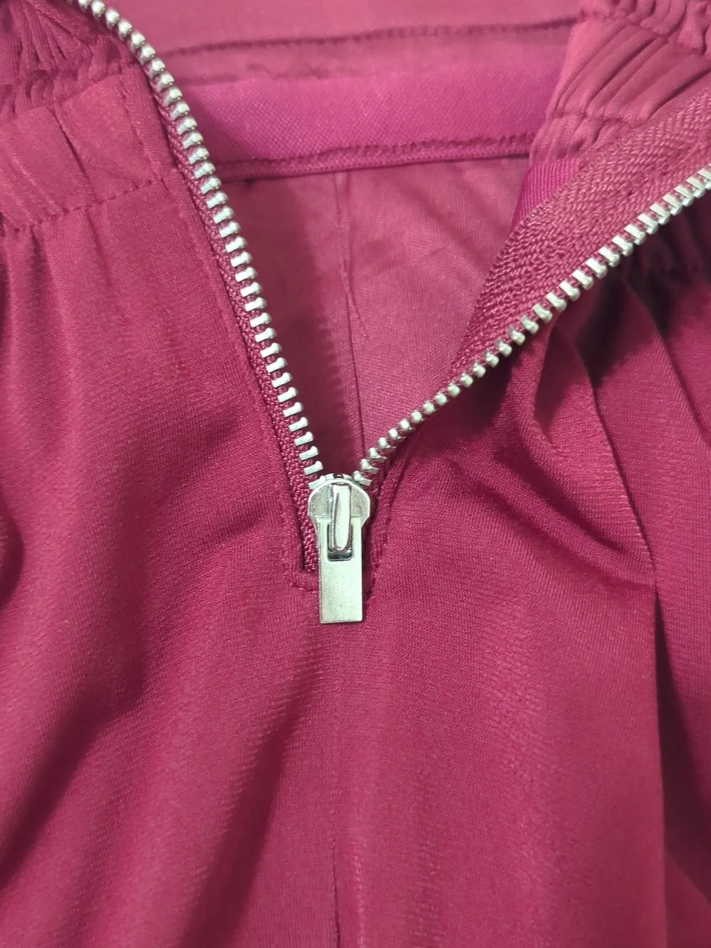 NWT Express Sleeveless Cutout Mini Dress, Color Wine Size S/P - Picture 10 of 15